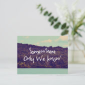 Irgendwo..Postcard Postkarte (Stehend Vorderseite)