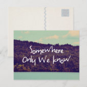 Irgendwo..Postcard Postkarte (Vorne/Hinten)