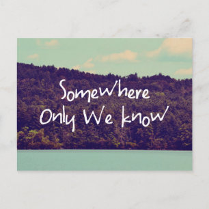 Irgendwo..Postcard Postkarte