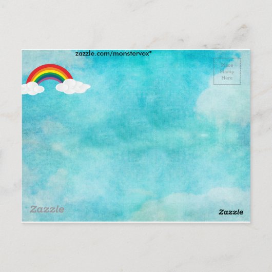 Irgendwo Postkarte (Rückseite)