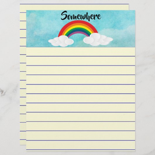 Irgendwo Schriftstück (Vorne/Hinten)