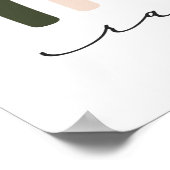 Irgendwo über dem Rainbow Kinderzimmer Decor Poste Poster (Ecke)