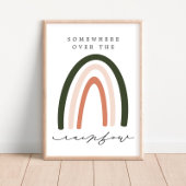 Irgendwo über dem Rainbow Kinderzimmer Decor Poste Poster