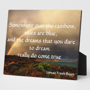 Irgendwo über dem Regenbogen Fotoplatte