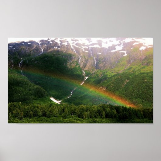 Irgendwo über dem Regenbogen in Alaska Poster (Vorne)