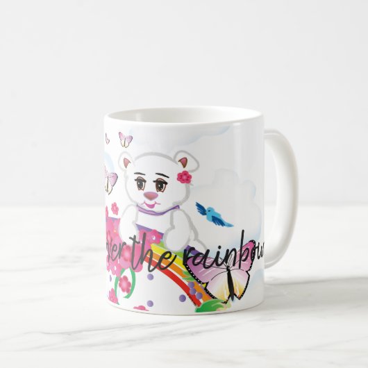 Irgendwo über dem Regenbogen Kaffeetasse (VorderseiteRechts)