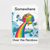 Irgendwo über dem Regenbogen Karte (Vorderseite)