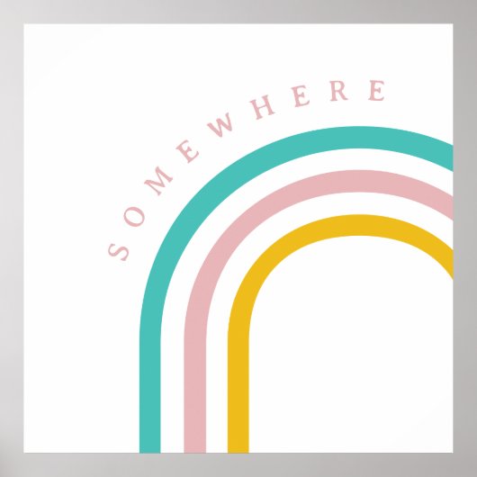 Irgendwo über dem Regenbogen Poster (Vorne)