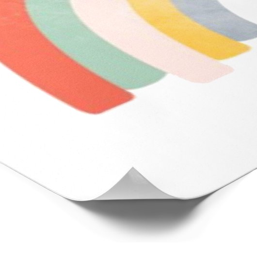 Irgendwo über dem Regenbogen Poster (Ecke)