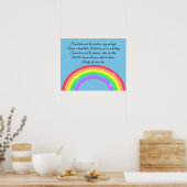Irgendwo über dem Regenbogen Poster (Küche)