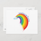 Irgendwo über dem Regenbogen Postkarte (Vorne/Hinten)