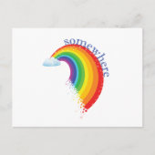 Irgendwo über dem Regenbogen Postkarte (Vorderseite)