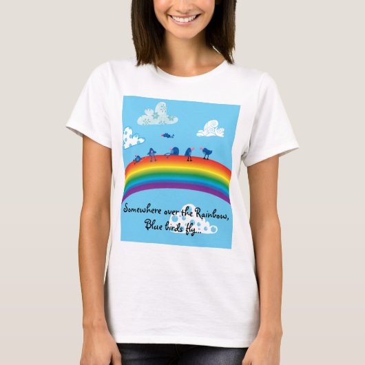 Irgendwo über dem Regenbogen T-Shirt (Vorderseite)