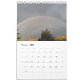 Irgendwo über dem Regenbogenkalender Kalender (Feb 2027)