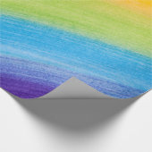 irgendwo über dem Regenbogenpapier Geschenkpapier (Ecke)