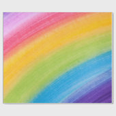 irgendwo über dem Regenbogenpapier Geschenkpapier (Flach)