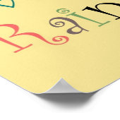 Irgendwo über dem Regenbogenposter Poster (Ecke)