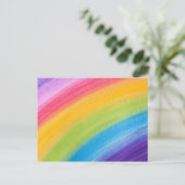 irgendwo über der Ansichtskarte des Regenbogens Postkarte (Stehend Vorderseite)
