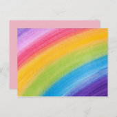 irgendwo über der Ansichtskarte des Regenbogens Postkarte (Vorne/Hinten)