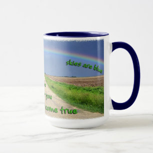 Irgendwo über der Rainbow-Tasse Tasse
