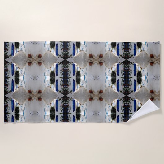 IRGENDWO ÜBERARBEITET STRANDTUCH (Vorderseite)