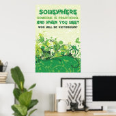 Irgendwo übt jemand. poster (Heimbüro)
