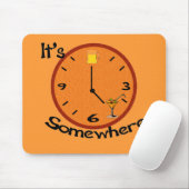 Irgendwo um fünf Uhr Mousepad (Mit Mouse)