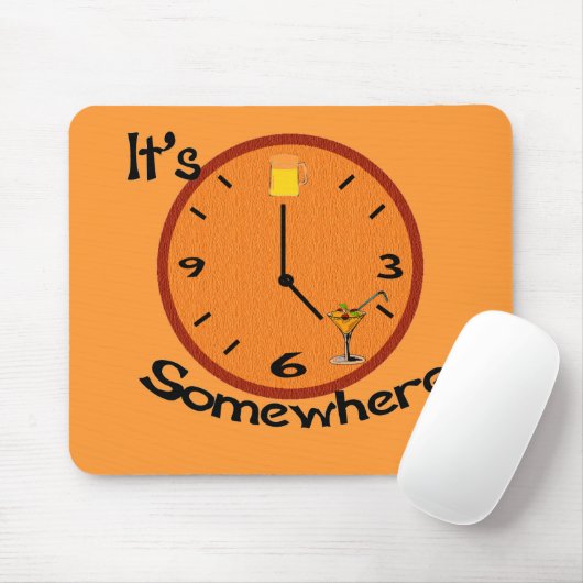 Irgendwo um fünf Uhr Mousepad (Mit Mouse)