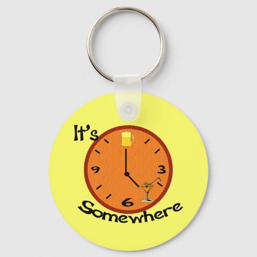 Irgendwo um fünf Uhr Schlüsselanhänger (Vorderseite)