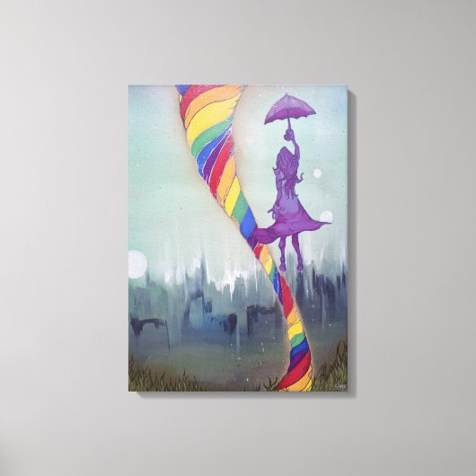 Irgendwo unter Canvas drucken Leinwanddruck (Vorderseite)