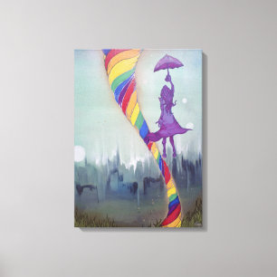 Irgendwo unter Leinwand-Druck Leinwanddruck