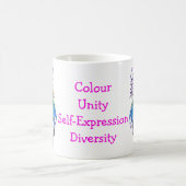 „Iridesca“ - Hüterin der Farben Kaffeetasse (Mittel)