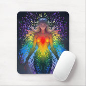 „Iridesca“ - Hüterin der Farben Mousepad (Mit Mouse)