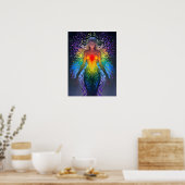 „Iridesca“ - Hüterin der Farben Poster (Küche)