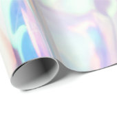 Iridescence Holografisches Muster Geschenkpapier (Rolleneckpunkt)