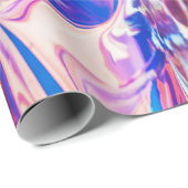 Iridescence Holografisches Muster Geschenkpapier (Rolleneckpunkt)