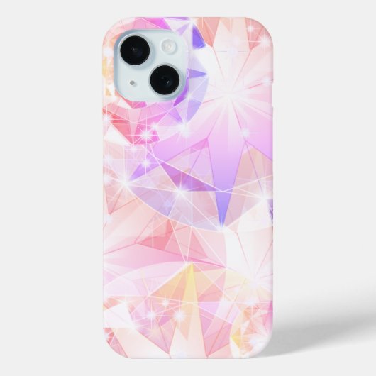 Iridescence Pink Lavender Brilliant Crystal Case-Mate iPhone Hülle (Rückseite)
