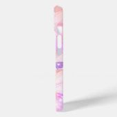Iridescence Pink Lavender Brilliant Crystal Case-Mate iPhone Hülle (Rückseite / Links)