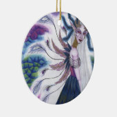 Iridescence-runde Verzierung Keramikornament (Rechts)
