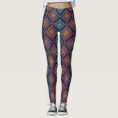 Iridescent 3D Morphing Shapes | Seamless Futuristi Leggings (Vorderseite)