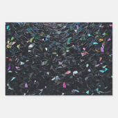 Iridescent Abstract Stained Glass Pattern Geschenkpapier Set (Vorderseite 3)