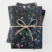 Iridescent Abstract Stained Glass Pattern Geschenkpapier Set (Beispiel)