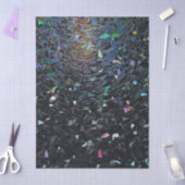 Iridescent Abstract Stained Glass Pattern Seidenpapier (Basteln)