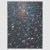 Iridescent Abstract Stained Glass Pattern Seidenpapier (Vorderseite)