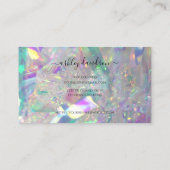 Iridescent Angel Tinsel Kundenbindungskarte Visitenkarte (Rückseite)