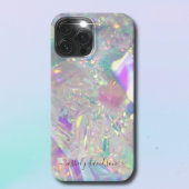 Iridescent Angel Tinsel Modern Glam iPhone Case Hülle