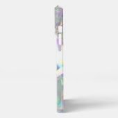 Iridescent Angel Tinsel Modern Glam iPhone Case iPhone Hülle (Linke Seite)