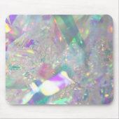 Iridescent Angel Tinsel Modern Glam Mouse Pad Mousepad (Vorne)