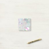 Iridescent Angel Tinsel Modern Glam Note Pad Post-it Klebezettel (Auf Schreibtisch)