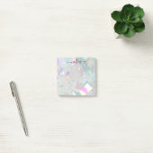 Iridescent Angel Tinsel Modern Glam Note Pad Post-it Klebezettel (Büro)